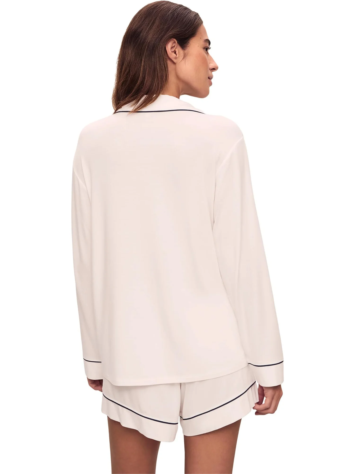 Пижама Eberjey Gisele Long Sleeve Top & Short PJ Set — 2