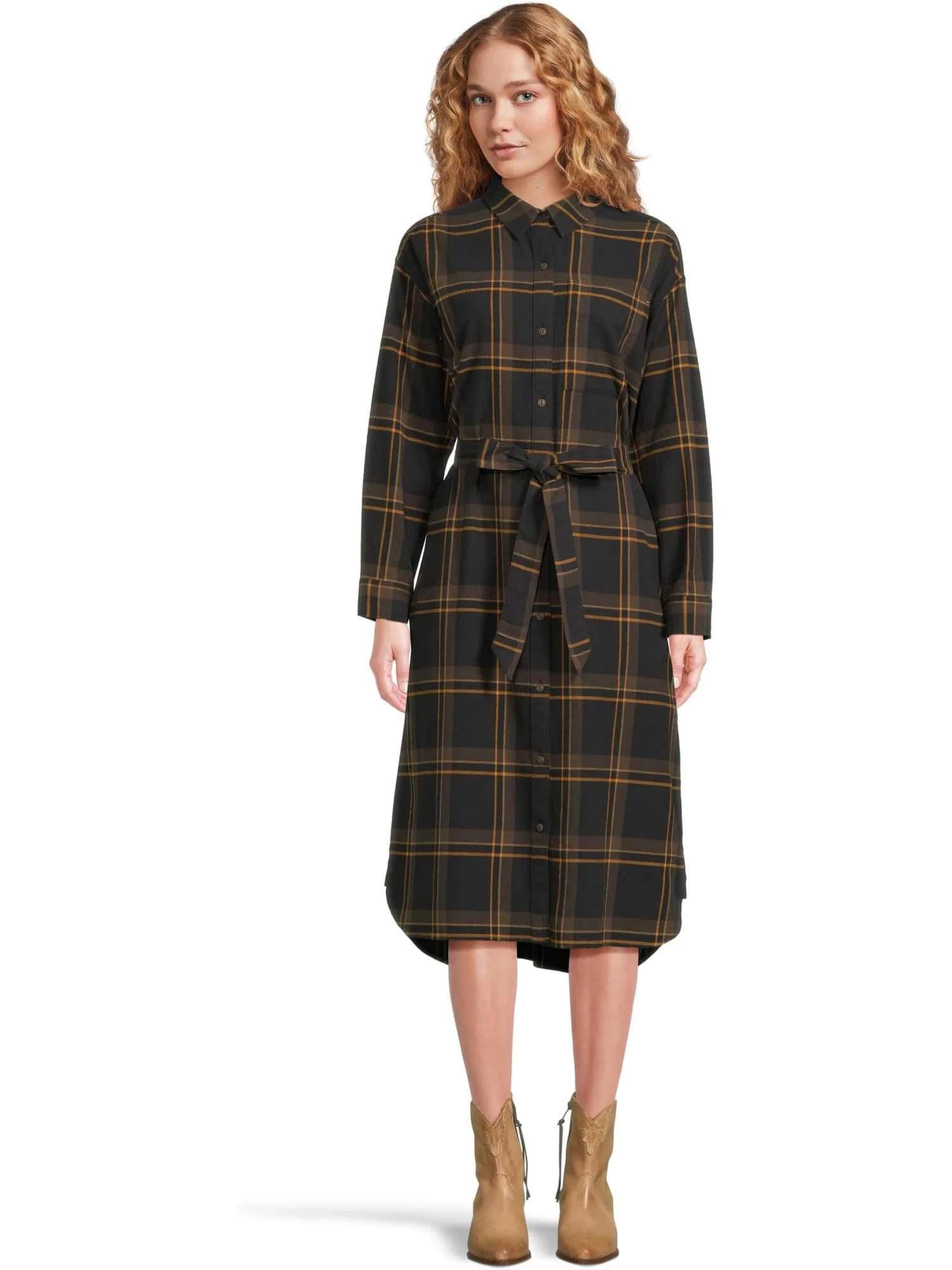 Платье L.L.Bean Signature Camp Flannel Midi Dress — 1