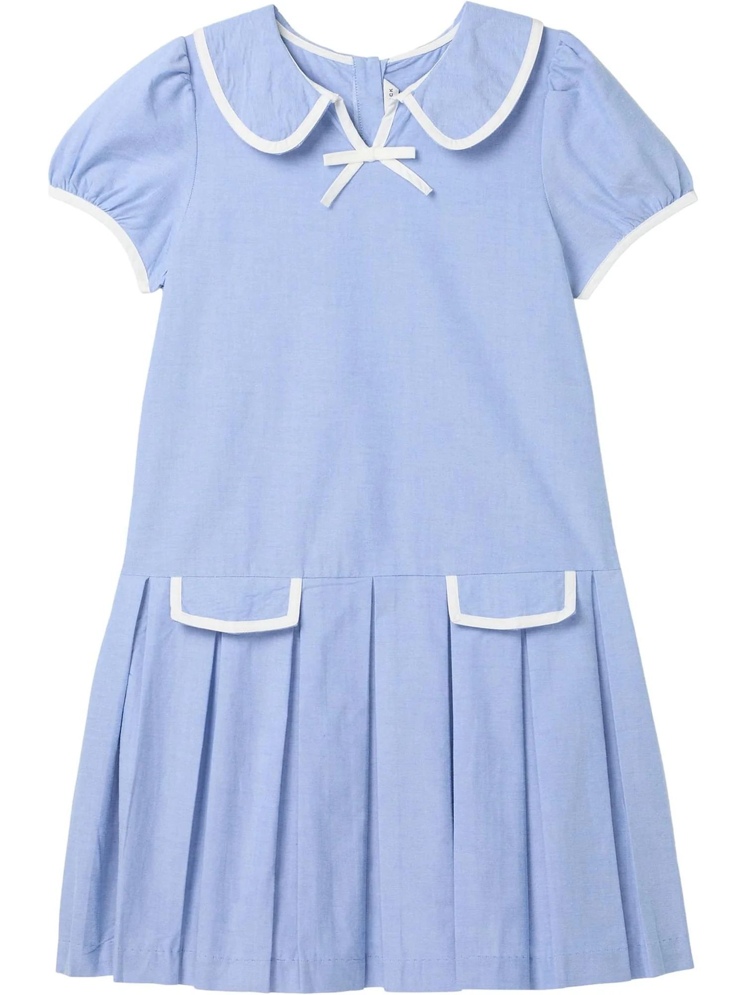 Платье Janie and Jack Oxford Collar Dress — синий