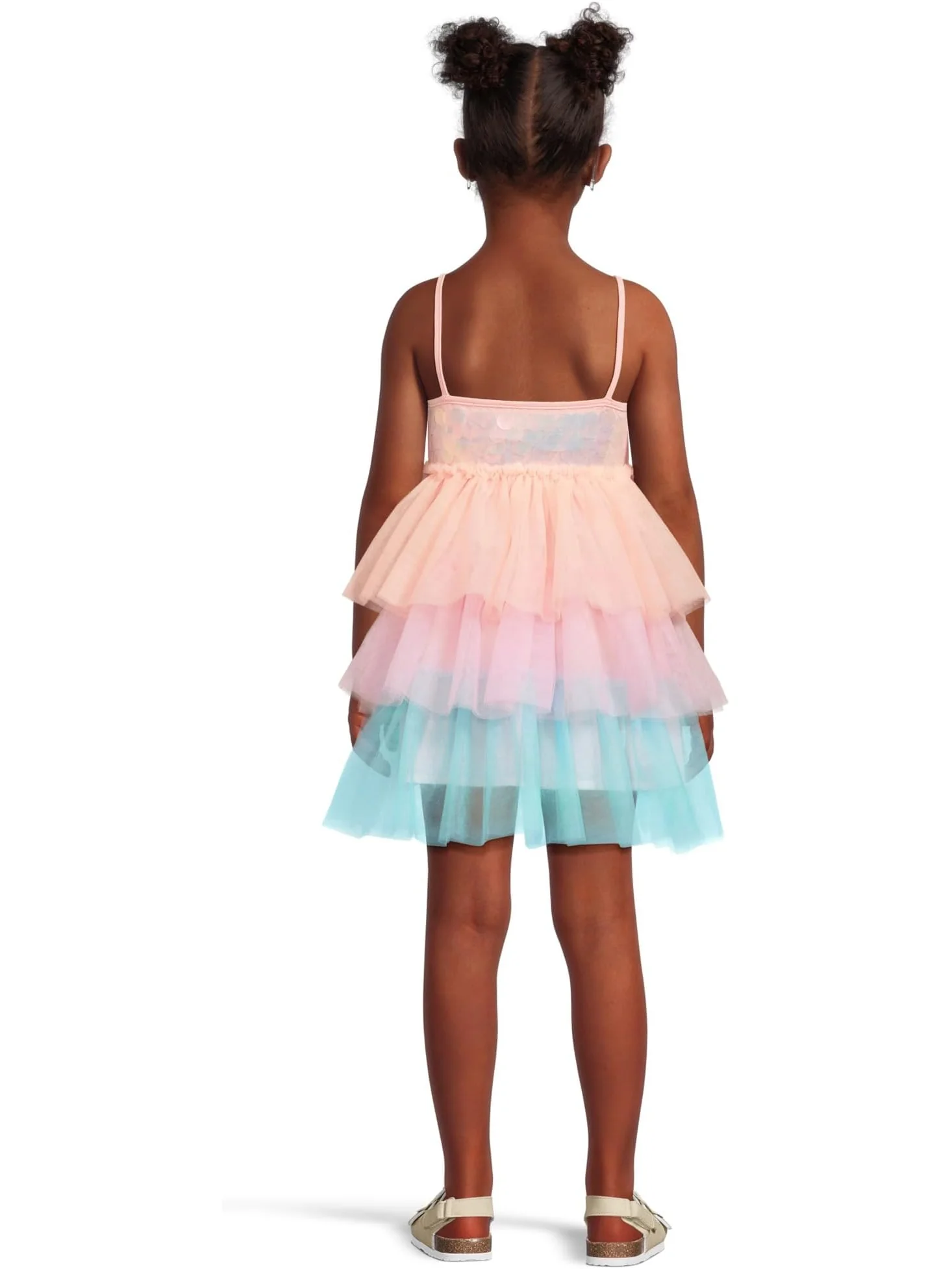 Платье Lola and The Boys Paillette Ombre Tutu Dress — 2
