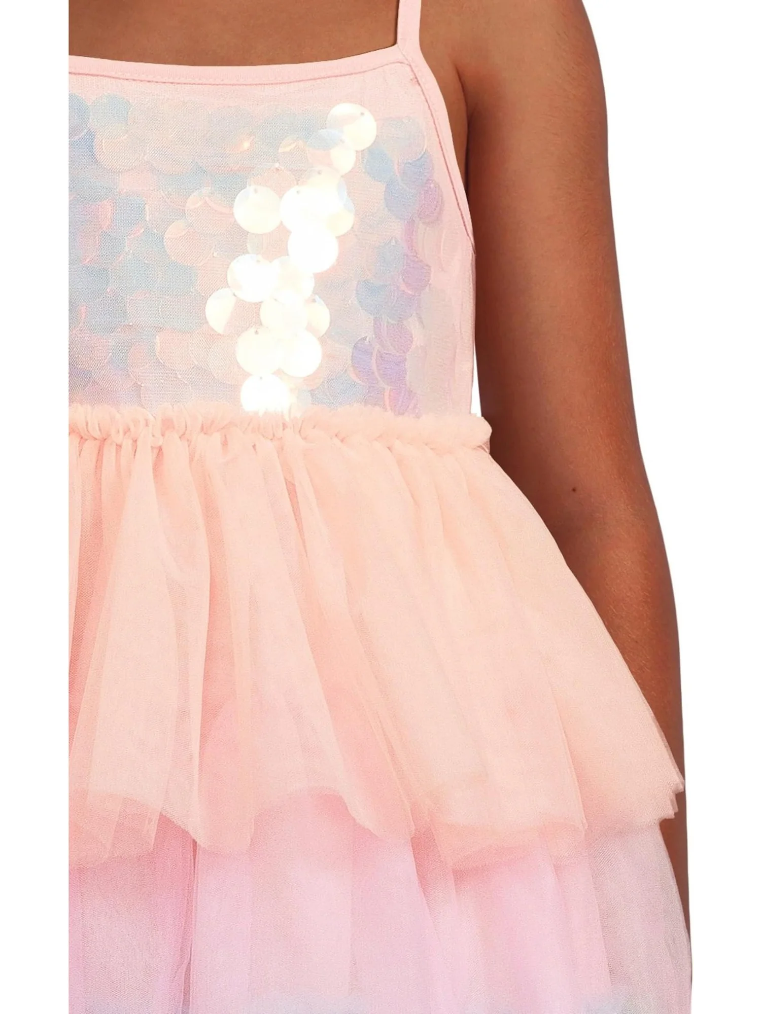 Платье Lola and The Boys Paillette Ombre Tutu Dress — 3