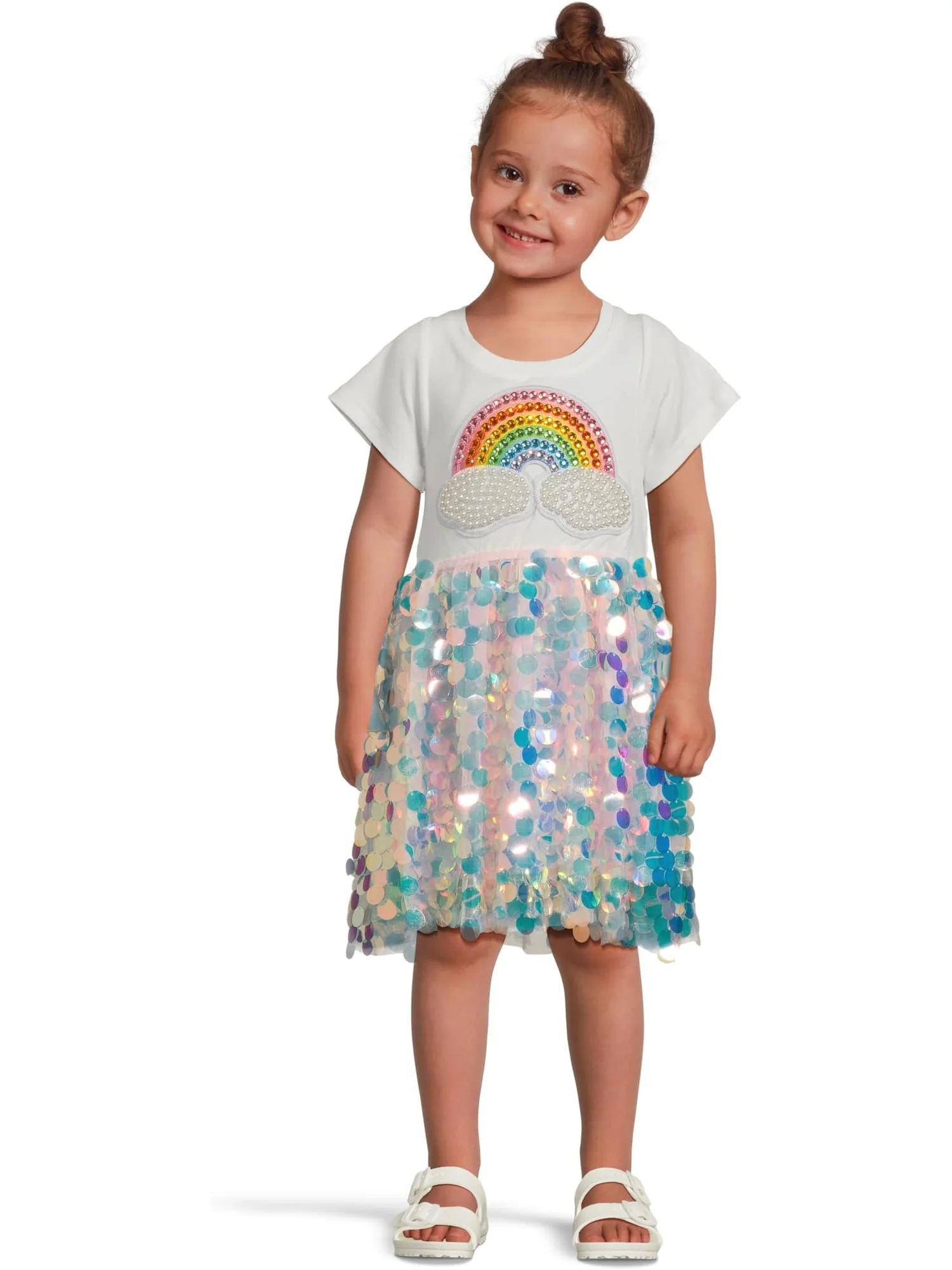 Платье Lola and The Boys Paillette Rainbow Magic Dress — мульти