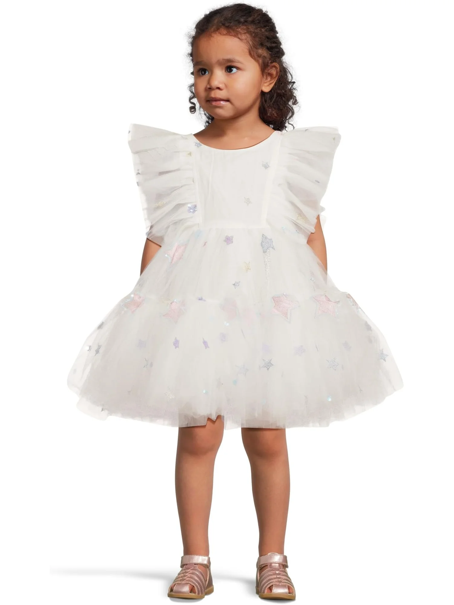 Платье Lola and The Boys Shooting Star Tulle Dress — белый