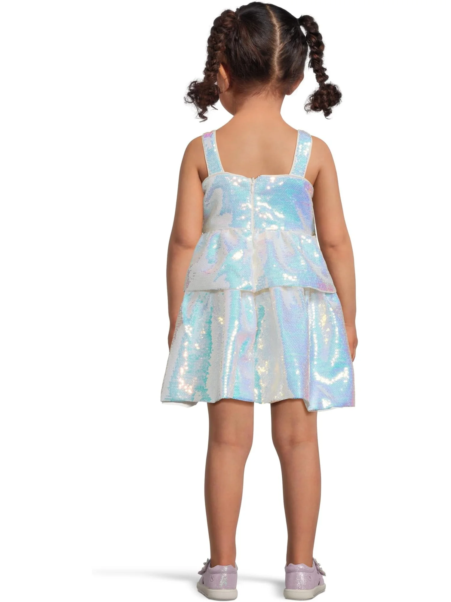 Платье Lola and The Boys Tiered Stars Sequin Dress — 2