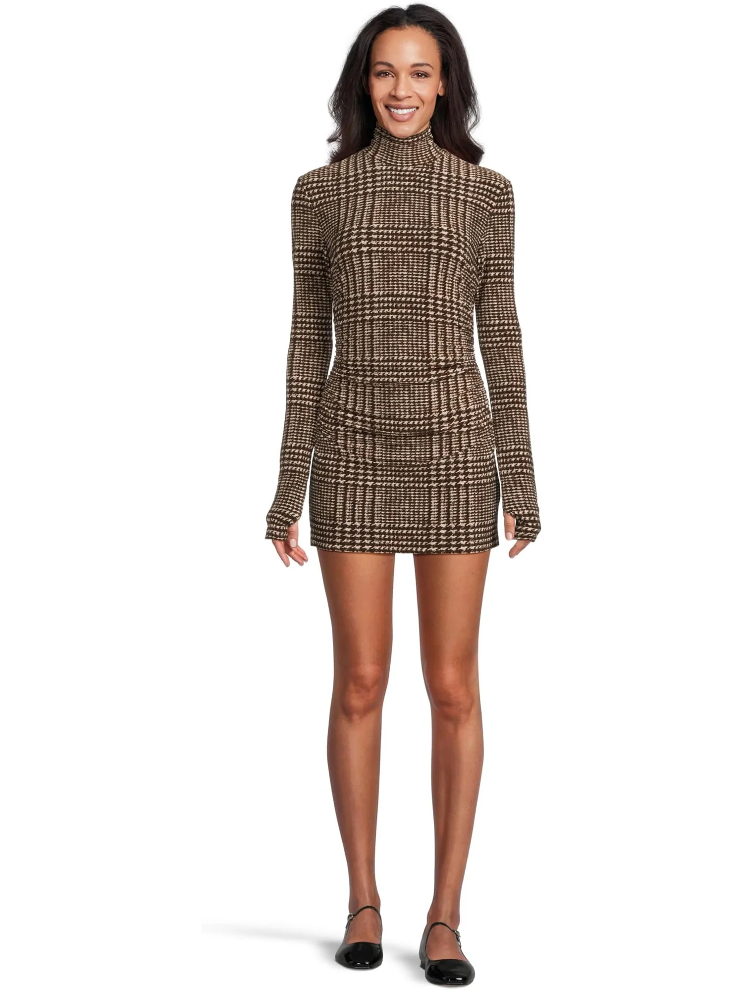 Платье Norma Kamali Long Sleeve Turtleneck Pickleball Dress — 1