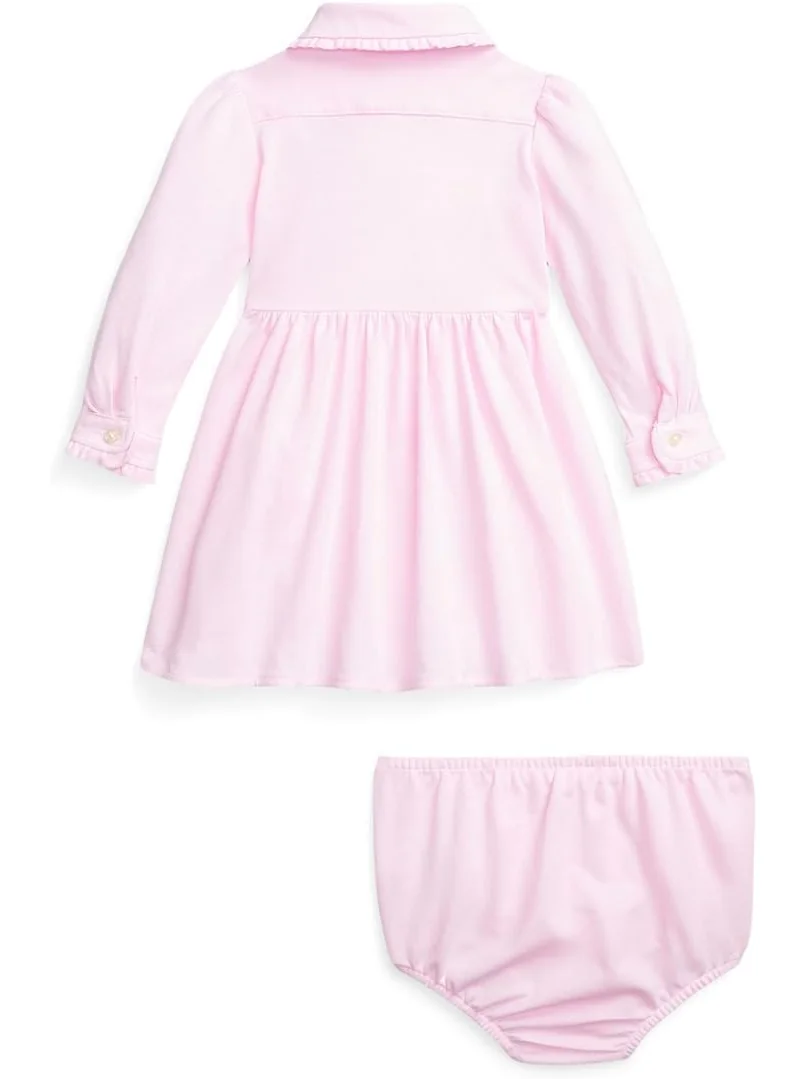 Платье Polo Ralph Lauren Kids Oxford Mesh Dress & Bloomer — 2