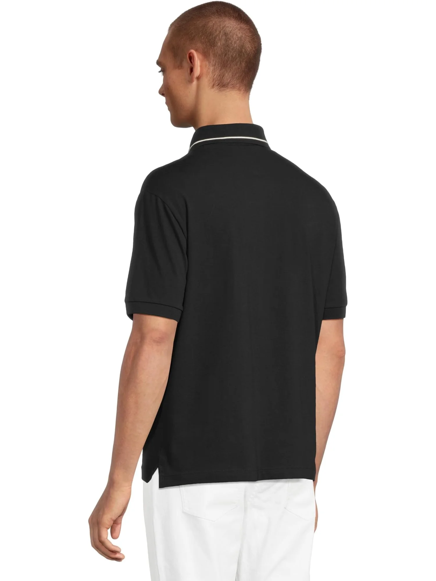 Поло Armani Exchange Milano/New York Logo Polo Shirt — 3