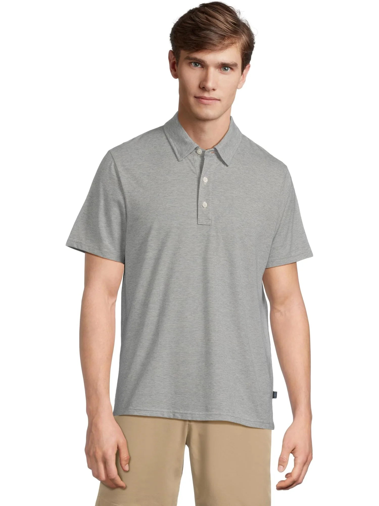 Поло L.L.Bean Comfort Stretch Performance Pima Polo Short-sleeve Stripe — 1