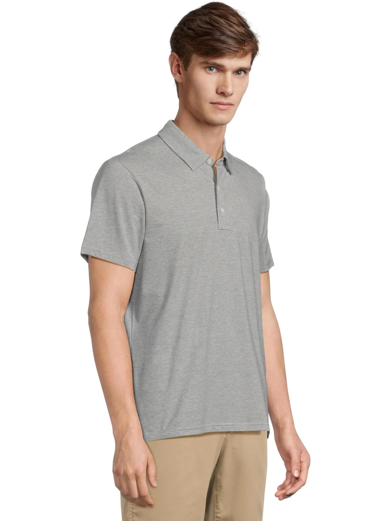 Поло L.L.Bean Comfort Stretch Performance Pima Polo Short-sleeve Stripe — 2