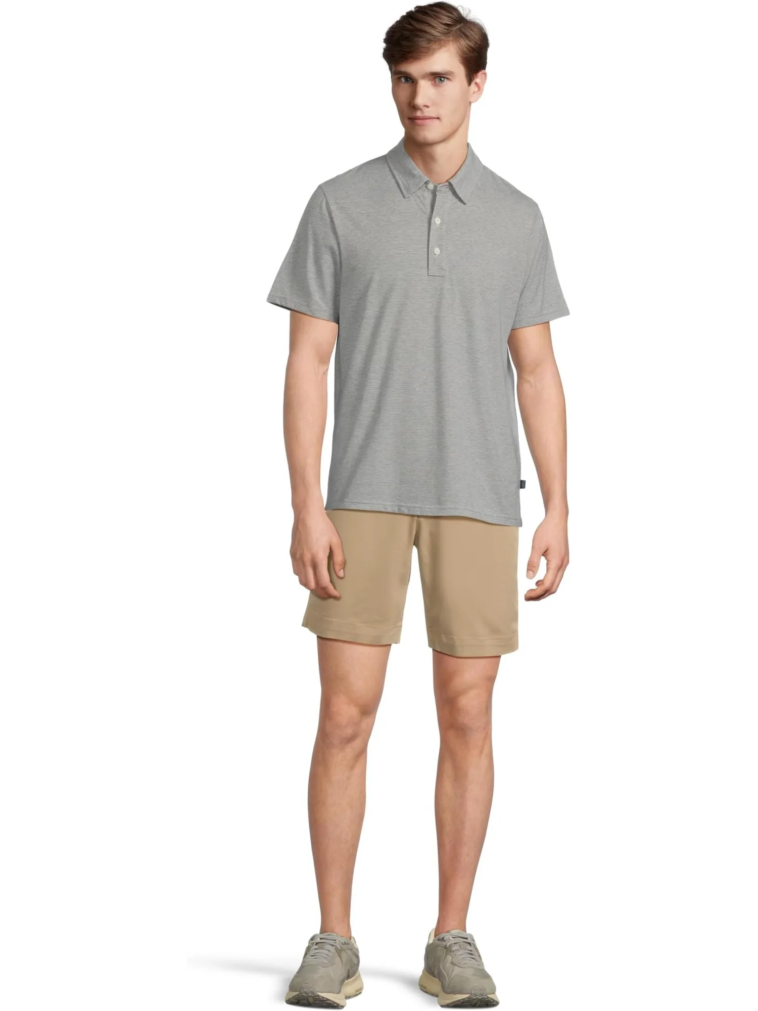 Поло L.L.Bean Comfort Stretch Performance Pima Polo Short-sleeve Stripe — 5