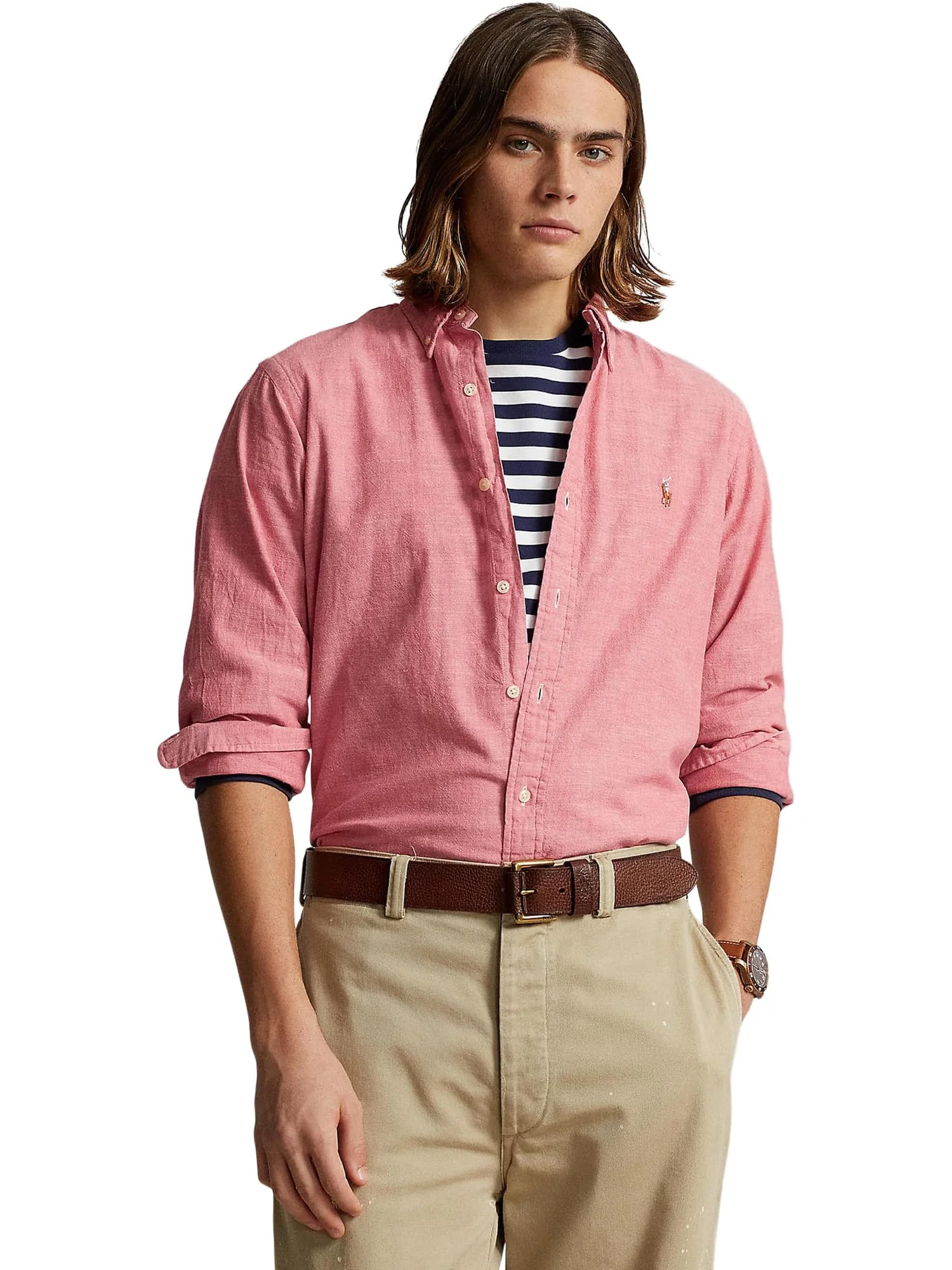 Поло Polo Ralph Lauren Classic Fit Chambray Shirt — 1