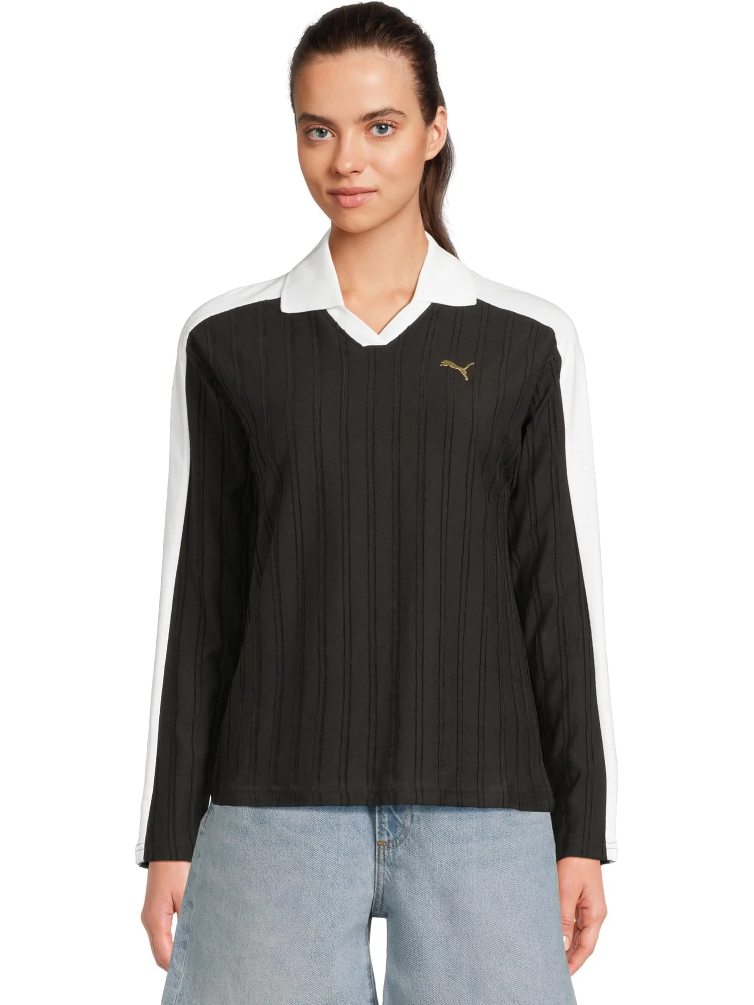 Поло PUMA T7 Relaxed Long Sleeve Polo — 1