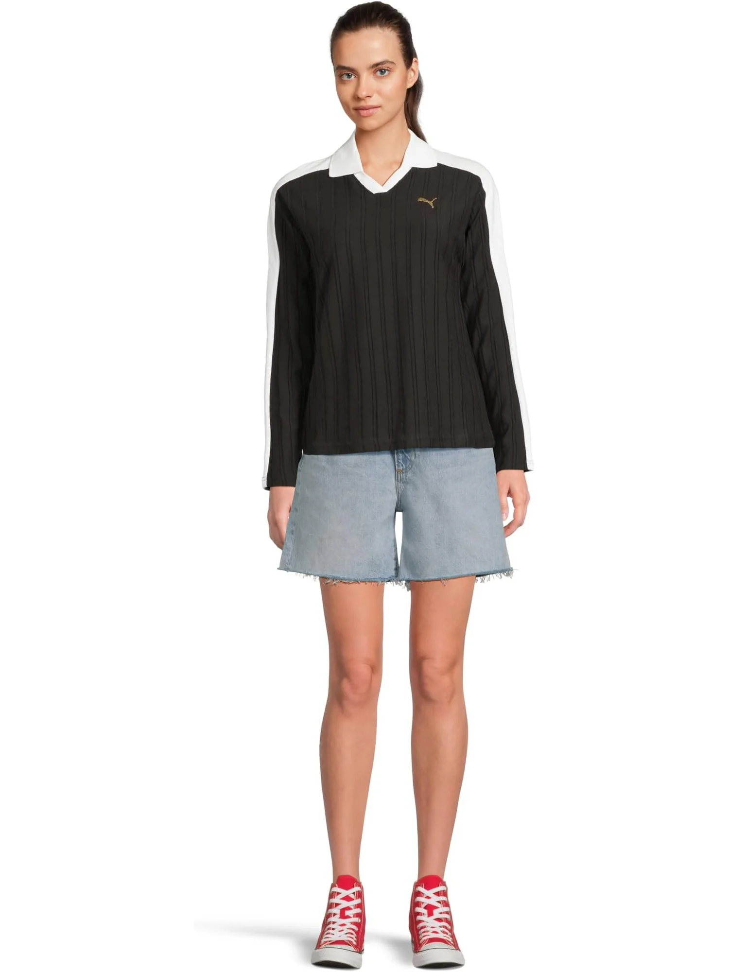 Поло PUMA T7 Relaxed Long Sleeve Polo — 5