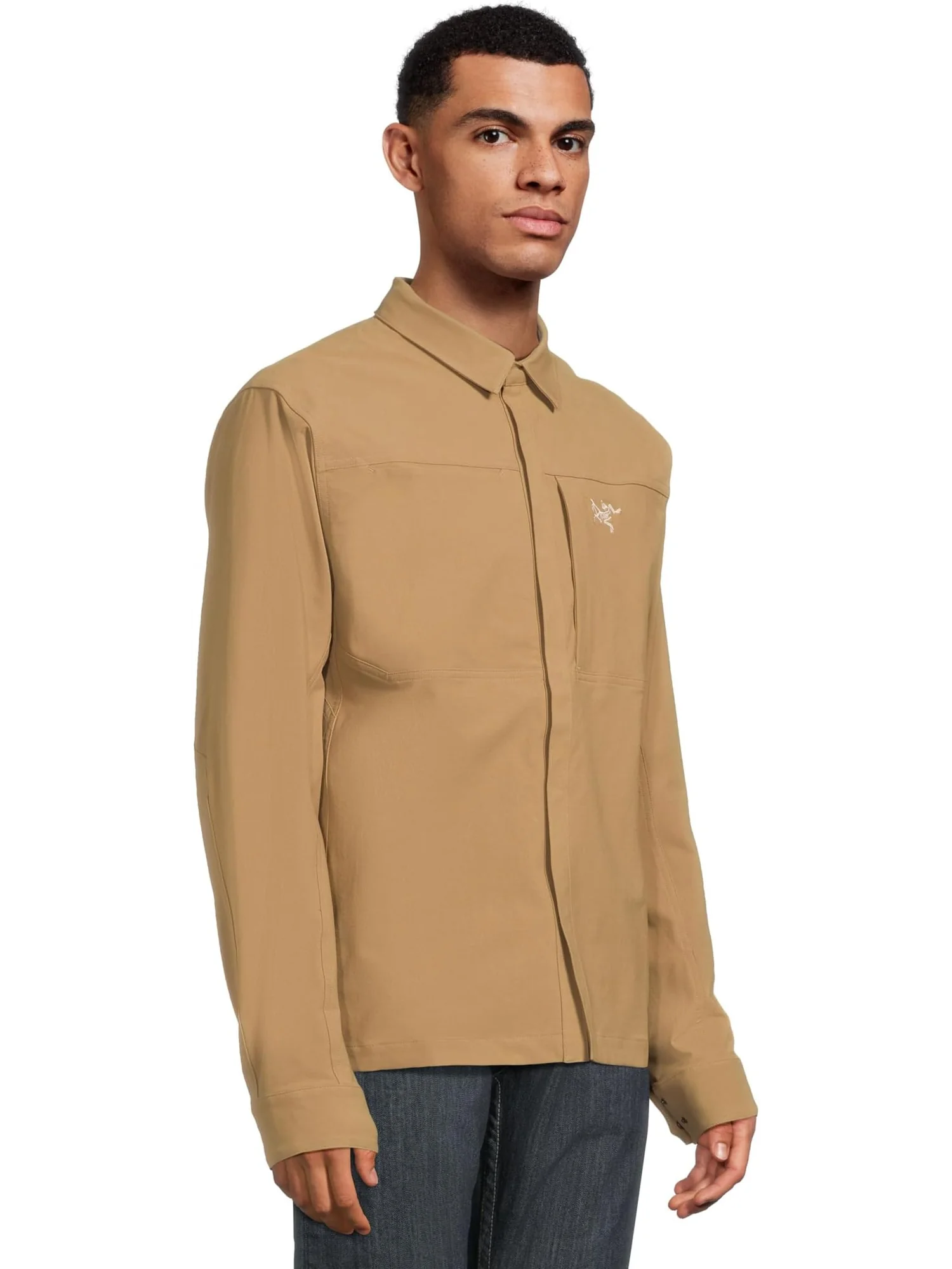 Рубашка Arc'teryx Cronin Cotton Overshirt, цвет Canvas — 2