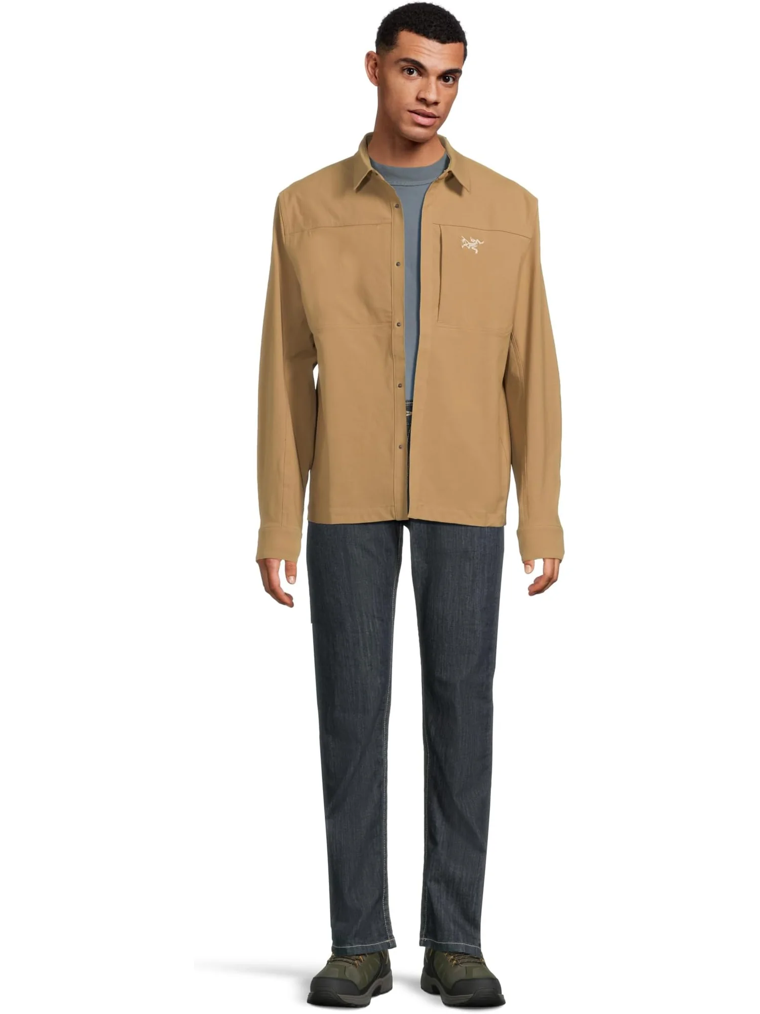 Рубашка Arc'teryx Cronin Cotton Overshirt, цвет Canvas — 5