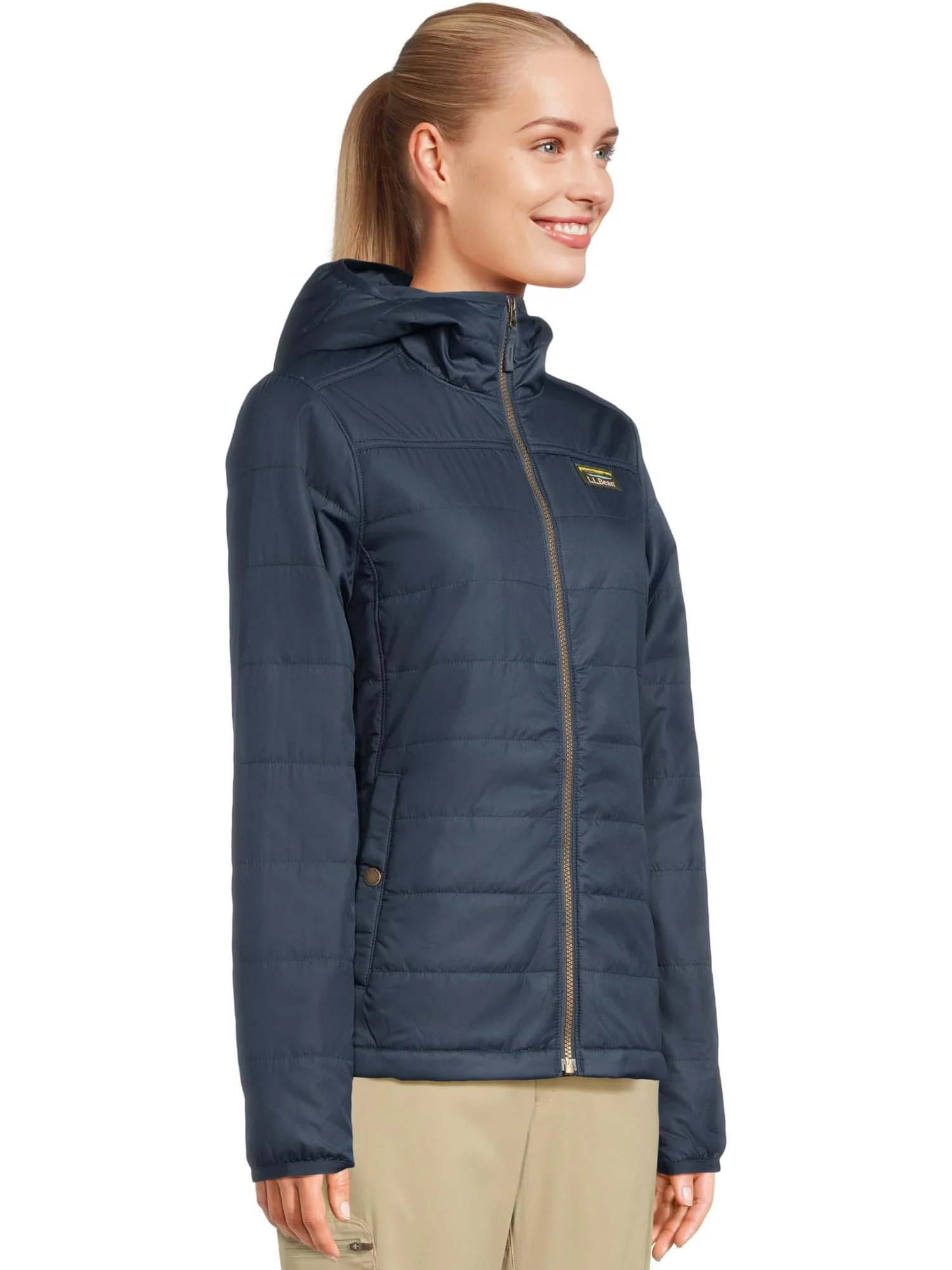 Женская куртка Mountain Classic с капюшоном L.L.Bean — изображение 2 из 5, темно-синий