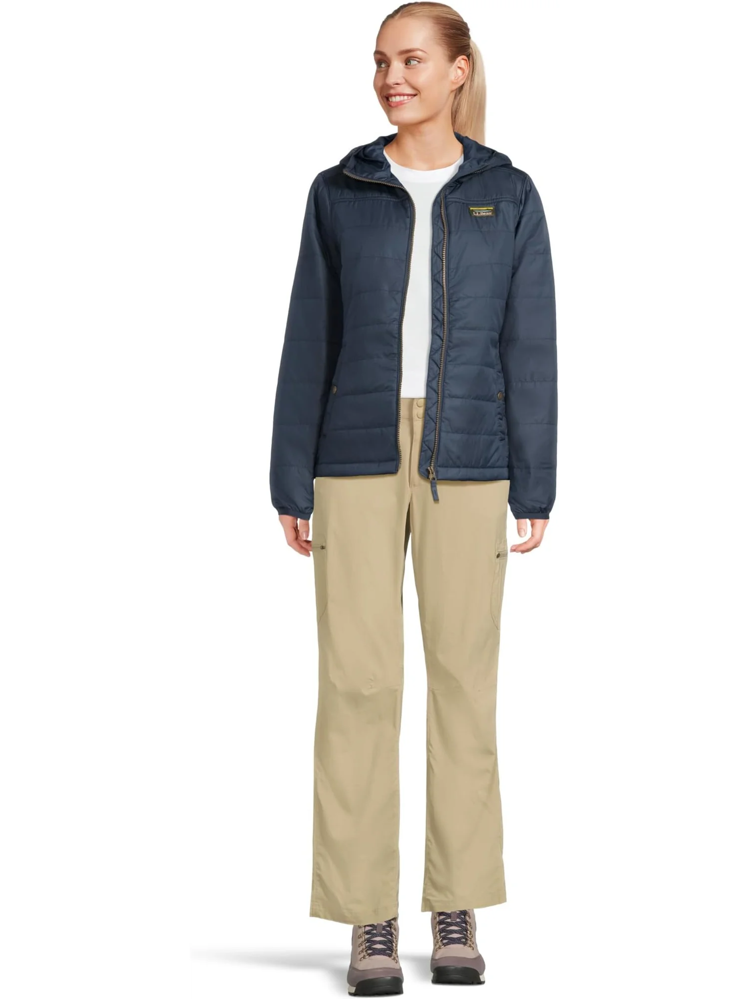 Женская куртка Mountain Classic с капюшоном L.L.Bean — изображение 5 из 5, темно-синий