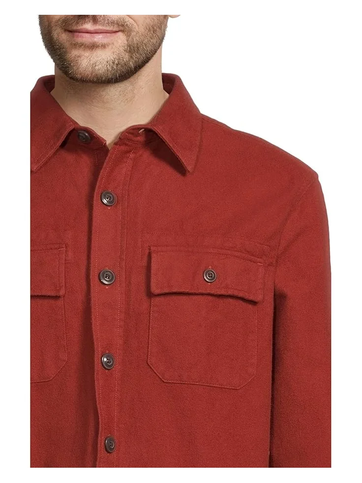 Мужская рубашка L.L.Bean Signature 1933 Chamois Cloth — 4