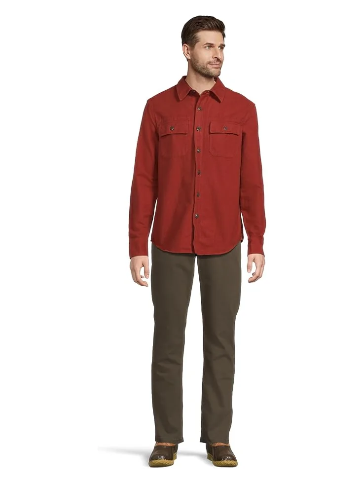 Мужская рубашка L.L.Bean Signature 1933 Chamois Cloth — 5