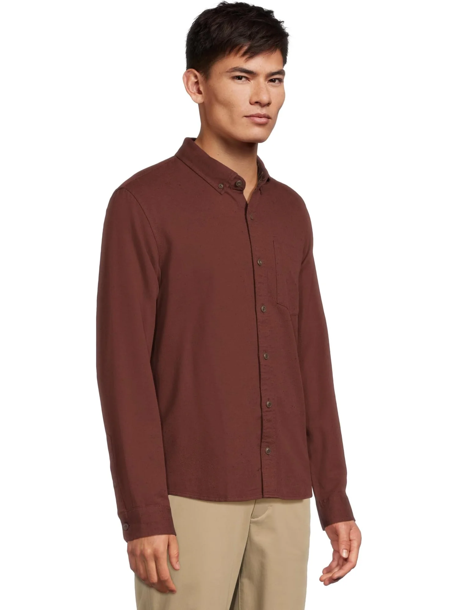 Рубашка L.L.Bean Signature Donegal Woven Long Sleeve Shirt — 2