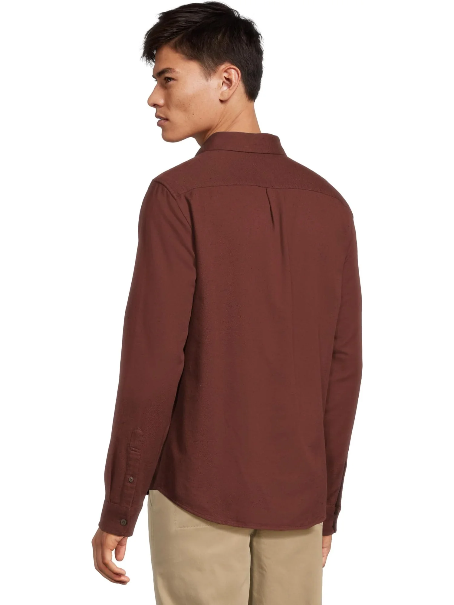 Рубашка L.L.Bean Signature Donegal Woven Long Sleeve Shirt — 3