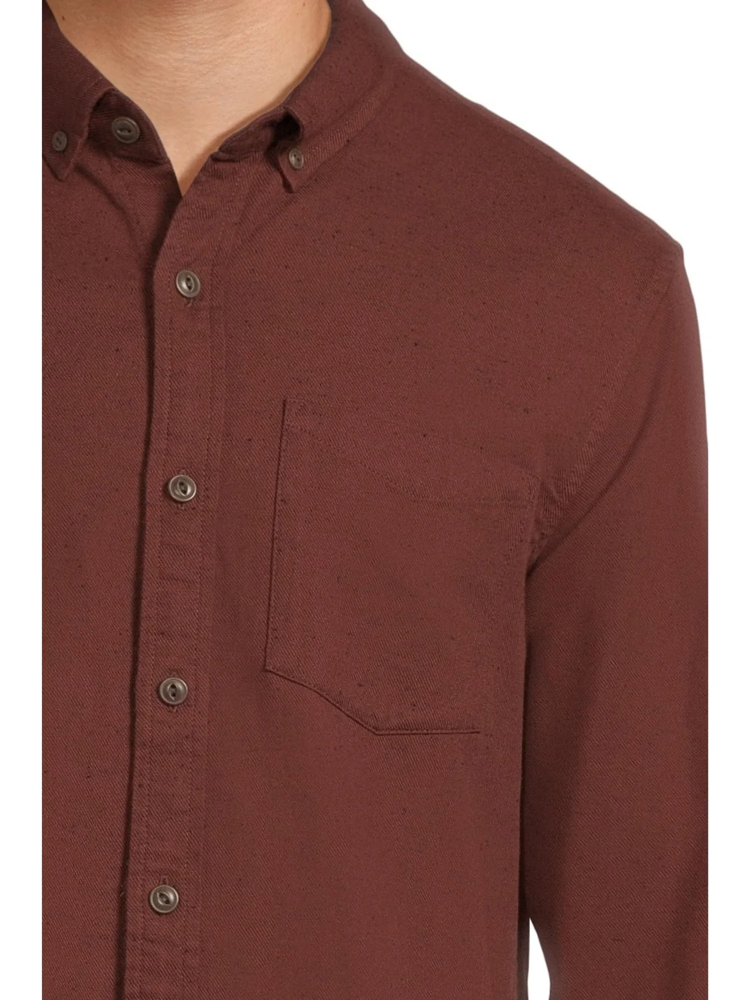 Рубашка L.L.Bean Signature Donegal Woven Long Sleeve Shirt — 4