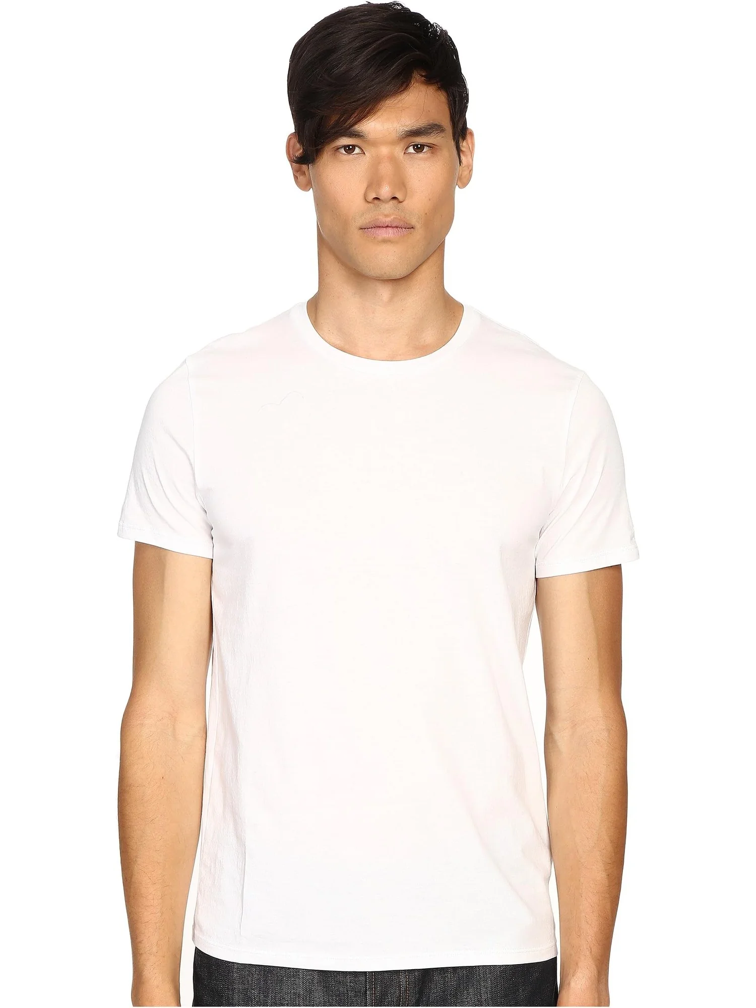 Рубашка Vince Short Sleeve Pima Cotton Crew Neck Shirt — 1