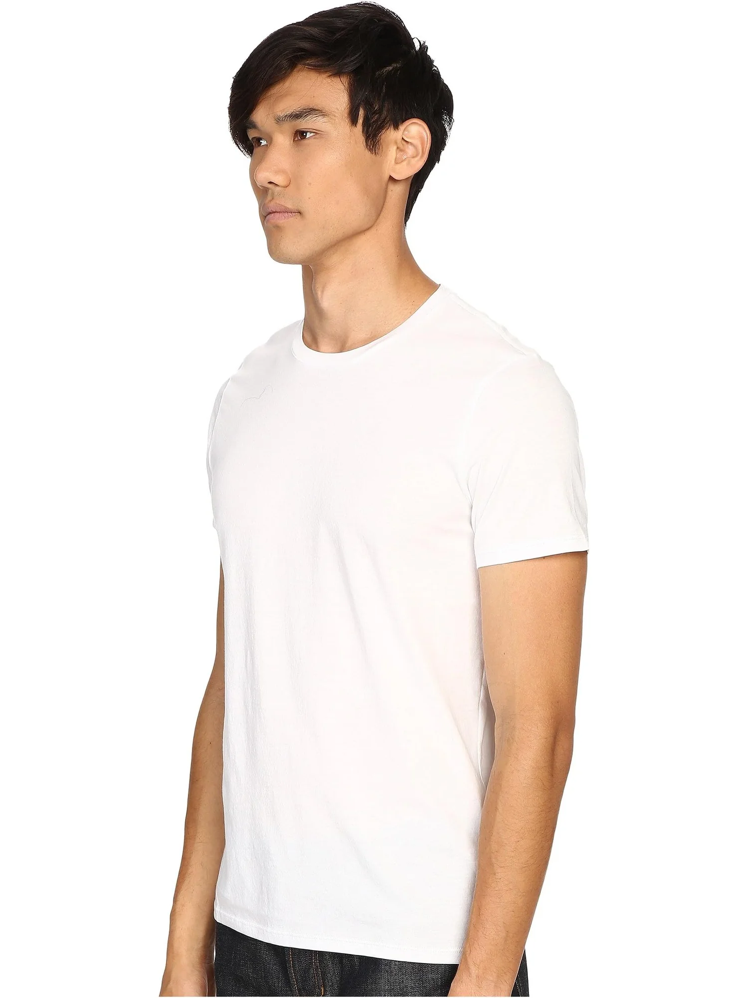 Рубашка Vince Short Sleeve Pima Cotton Crew Neck Shirt — 2