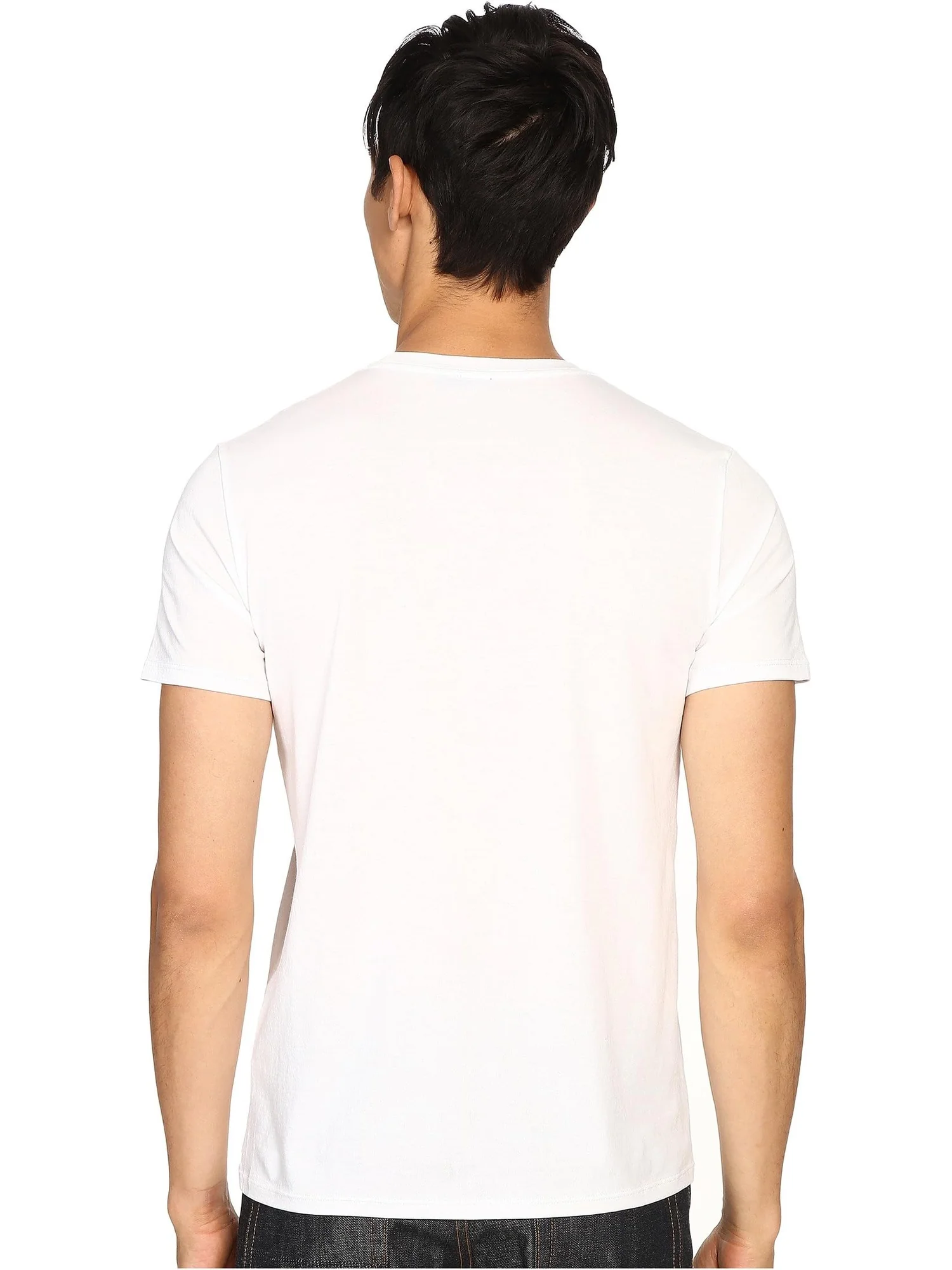 Рубашка Vince Short Sleeve Pima Cotton Crew Neck Shirt — 3