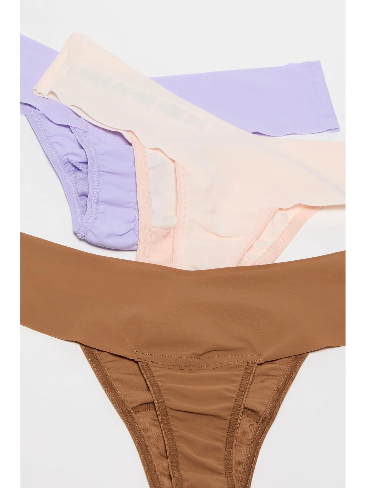 Стринги Hanky Panky BreatheSoft Natural Rise 3-Pack Thong — 2