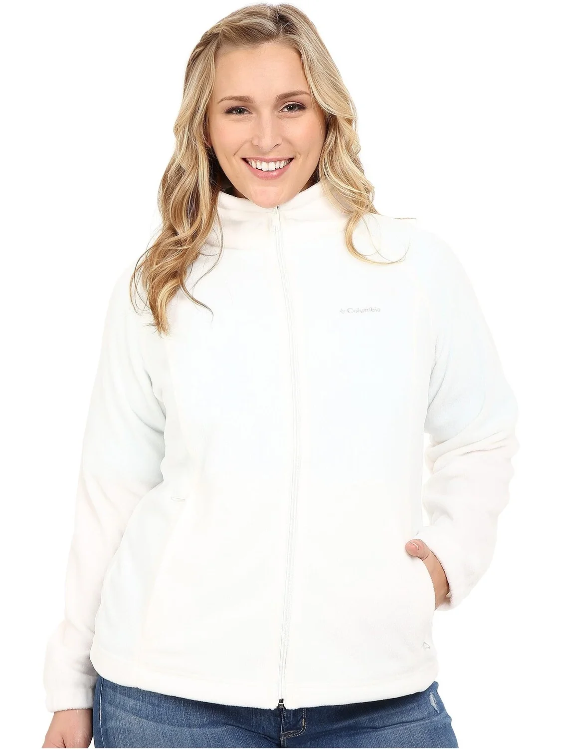 Куртка Plus Size Benton Springs Full Zip Columbia — изображение 1 из 7, морская соль