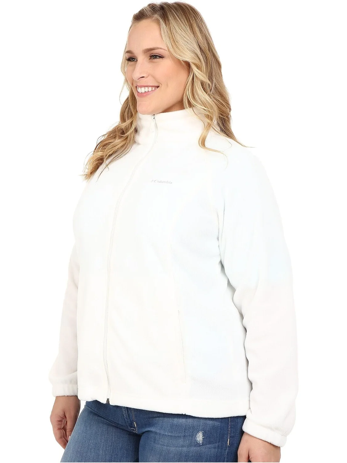 Куртка Plus Size Benton Springs Full Zip Columbia — изображение 2 из 7, морская соль