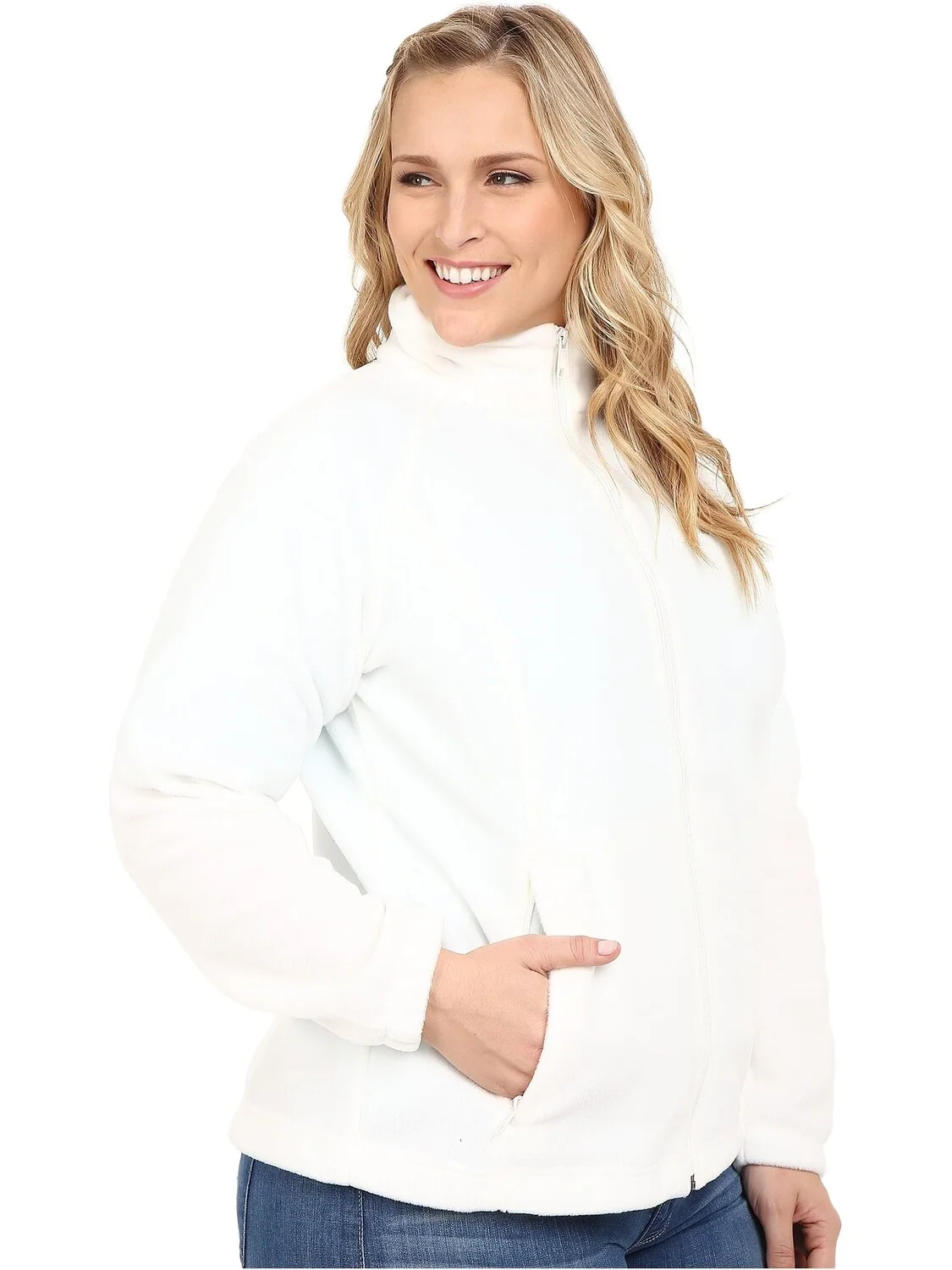 Куртка Plus Size Benton Springs Full Zip Columbia — изображение 4 из 7, морская соль