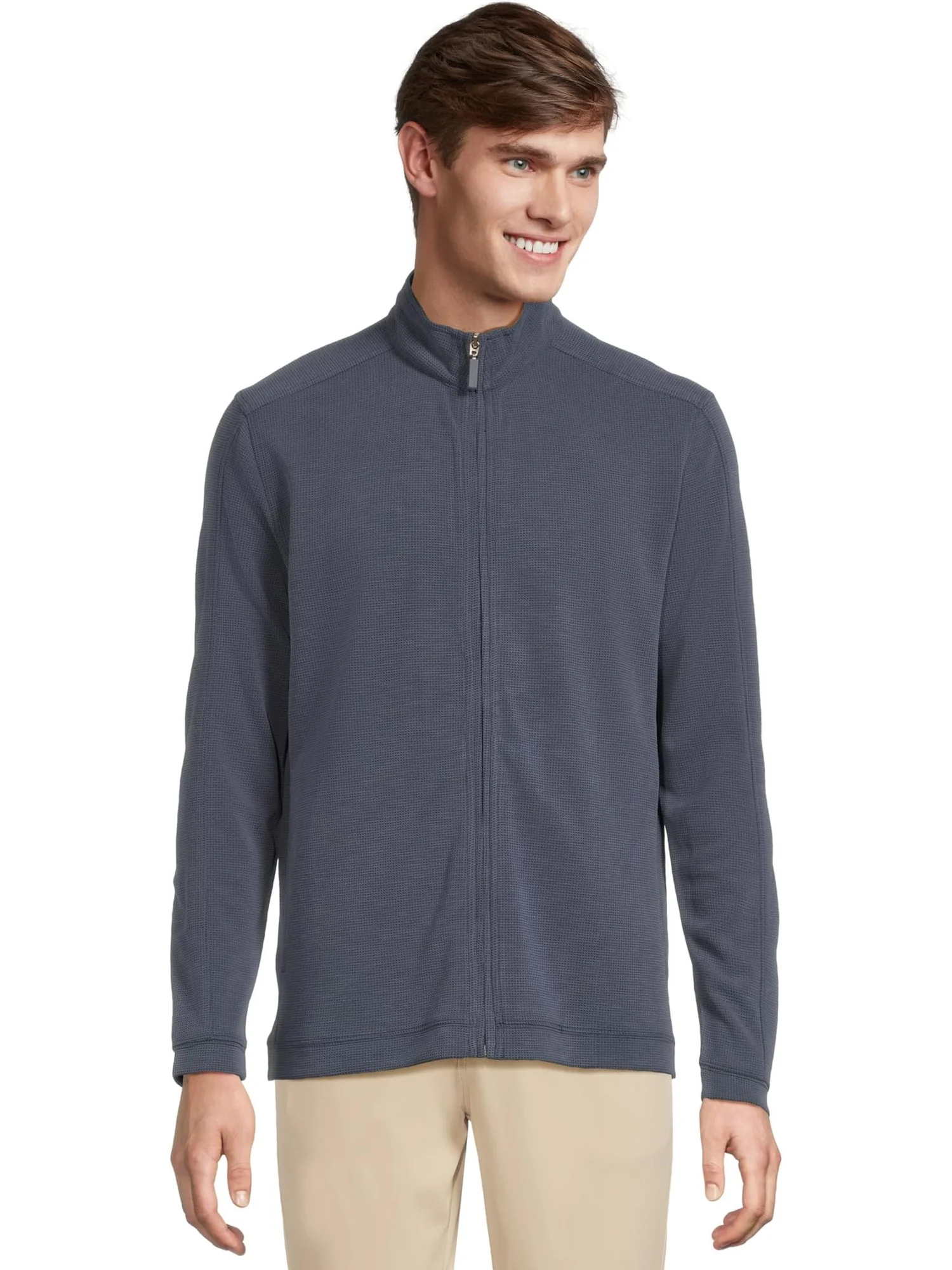 Толстовка Johnston & Murphy Vintage Waffle Full Zip — 1