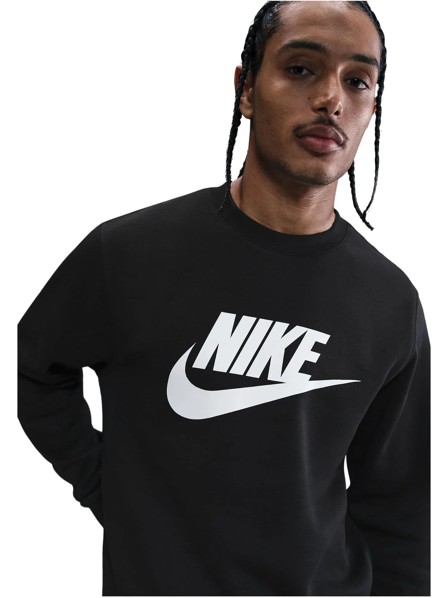 Толстовка Nike Club Brushed Fleece Crew — 3