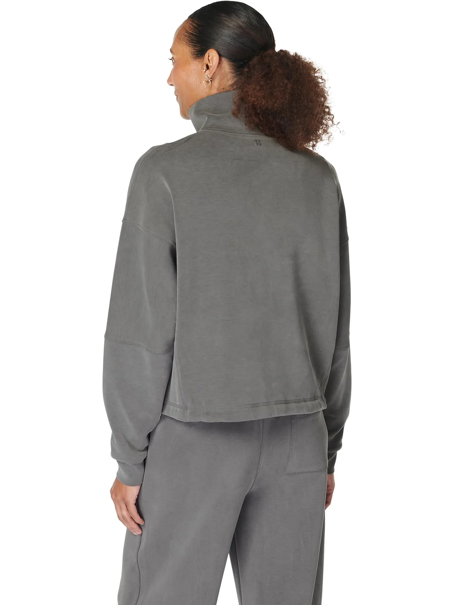 Толстовка Sweaty Betty Sand Wash Funnel Neck Half Zip — 2