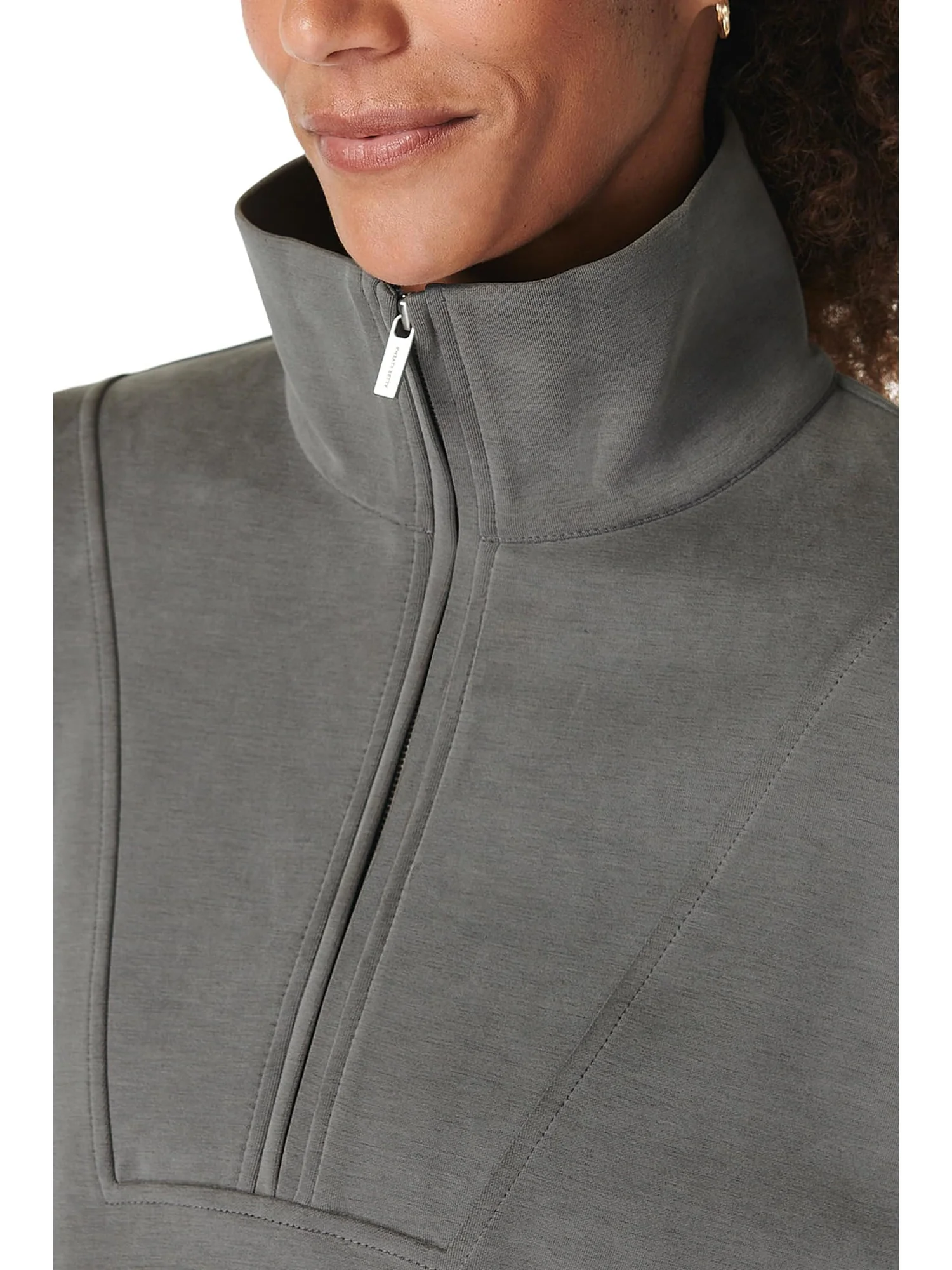 Толстовка Sweaty Betty Sand Wash Funnel Neck Half Zip — 3