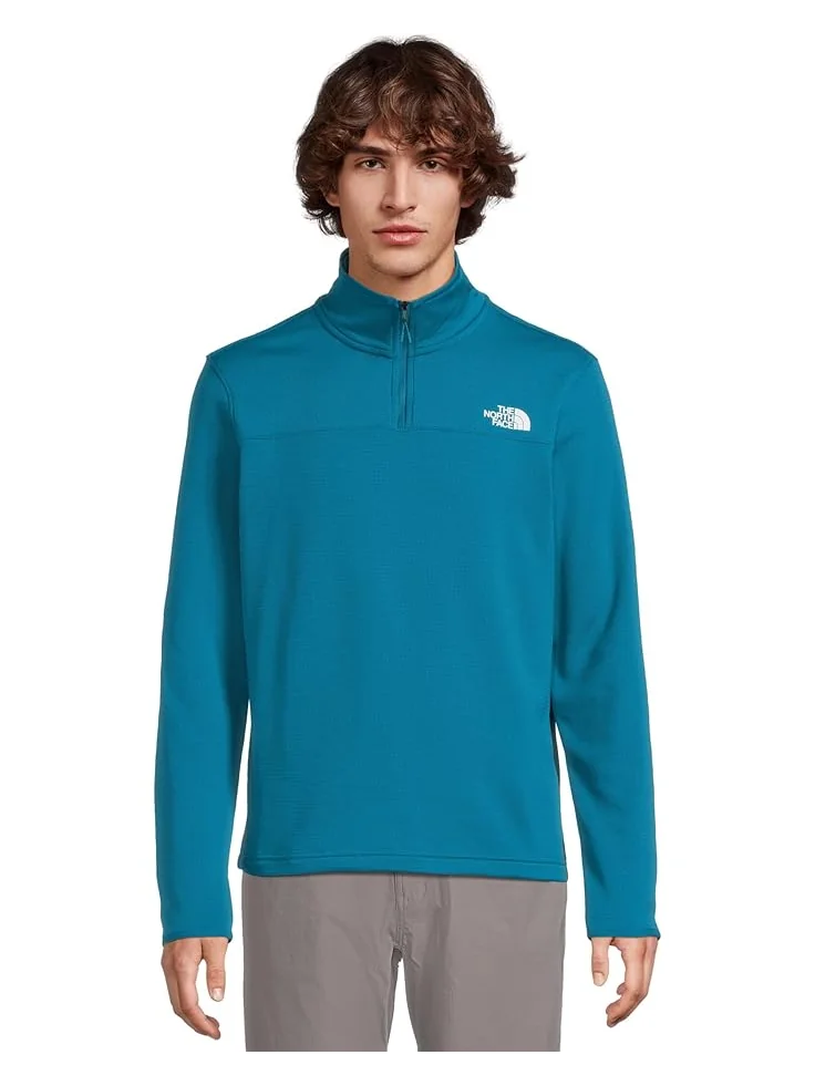 Мужская куртка The North Face Cedar Trail Grid Fleece 1/4 Zip — изображение 1 из 5, синий