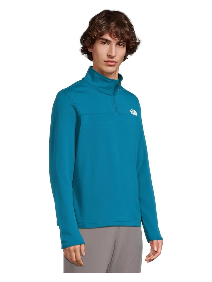 Мужская куртка The North Face Cedar Trail Grid Fleece 1/4 Zip — изображение 2 из 5, синий