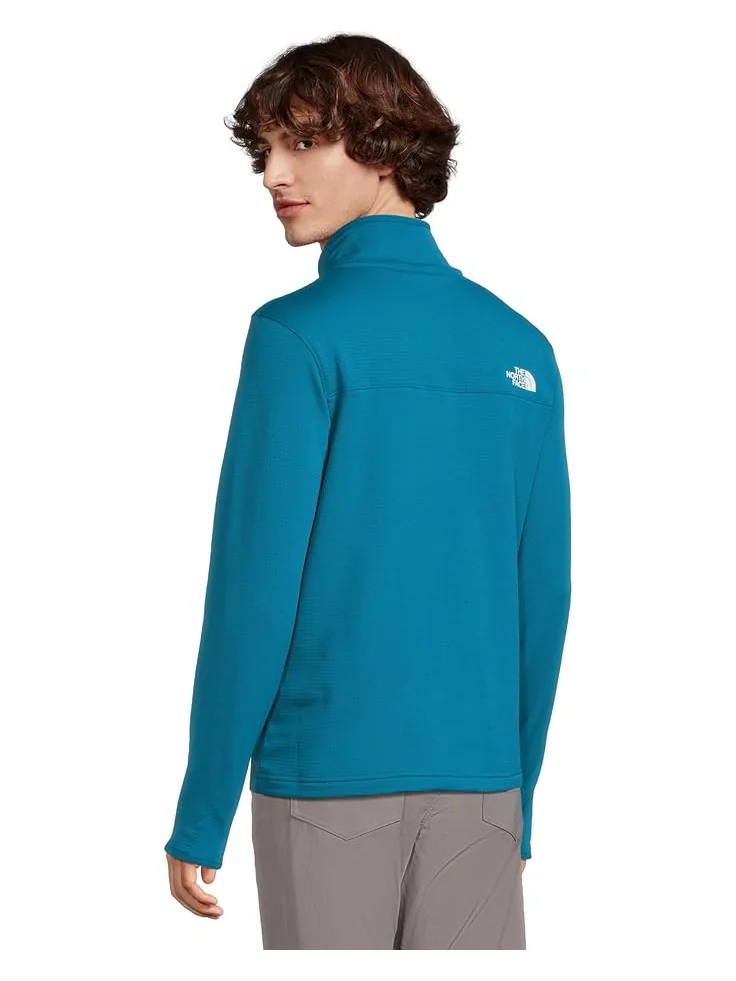 Мужская куртка The North Face Cedar Trail Grid Fleece 1/4 Zip — изображение 3 из 5, синий