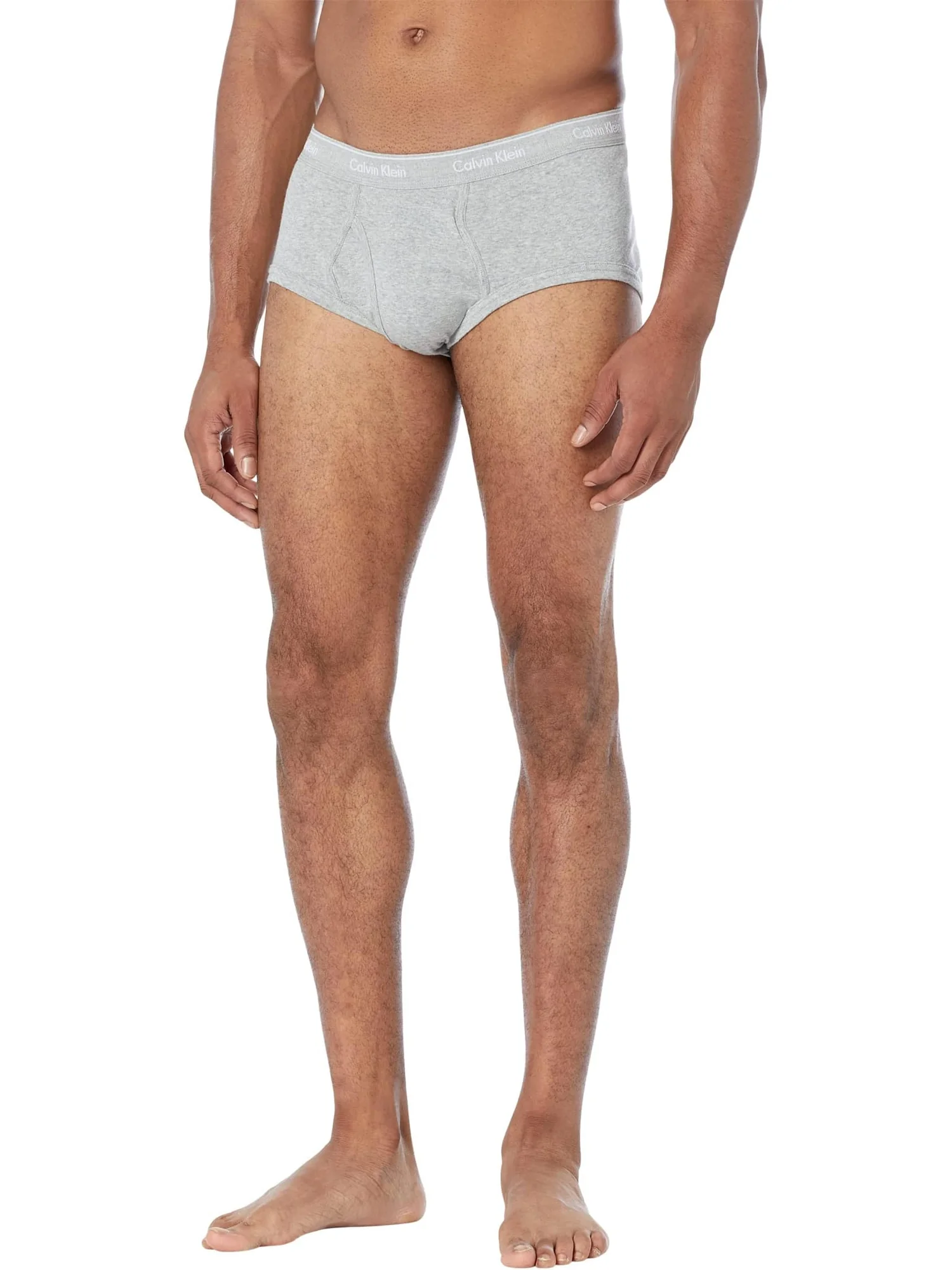 Трусы Calvin Klein Underwear Cotton Classics Brief 3-Pack — серый
