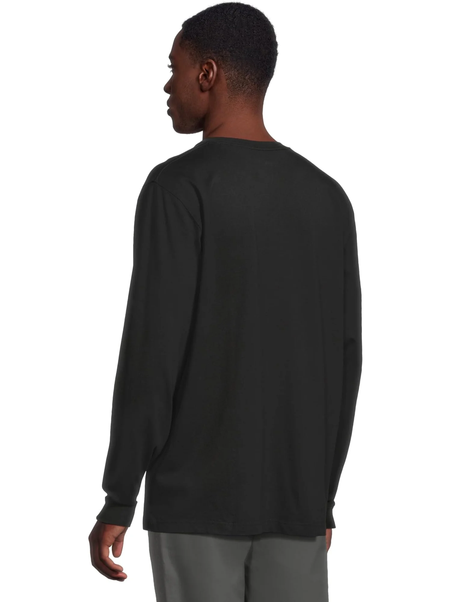 Футболка L.L.Bean Carefree Unshrinkable Tee With Pocket Traditional Fit Long-sleeve — 3