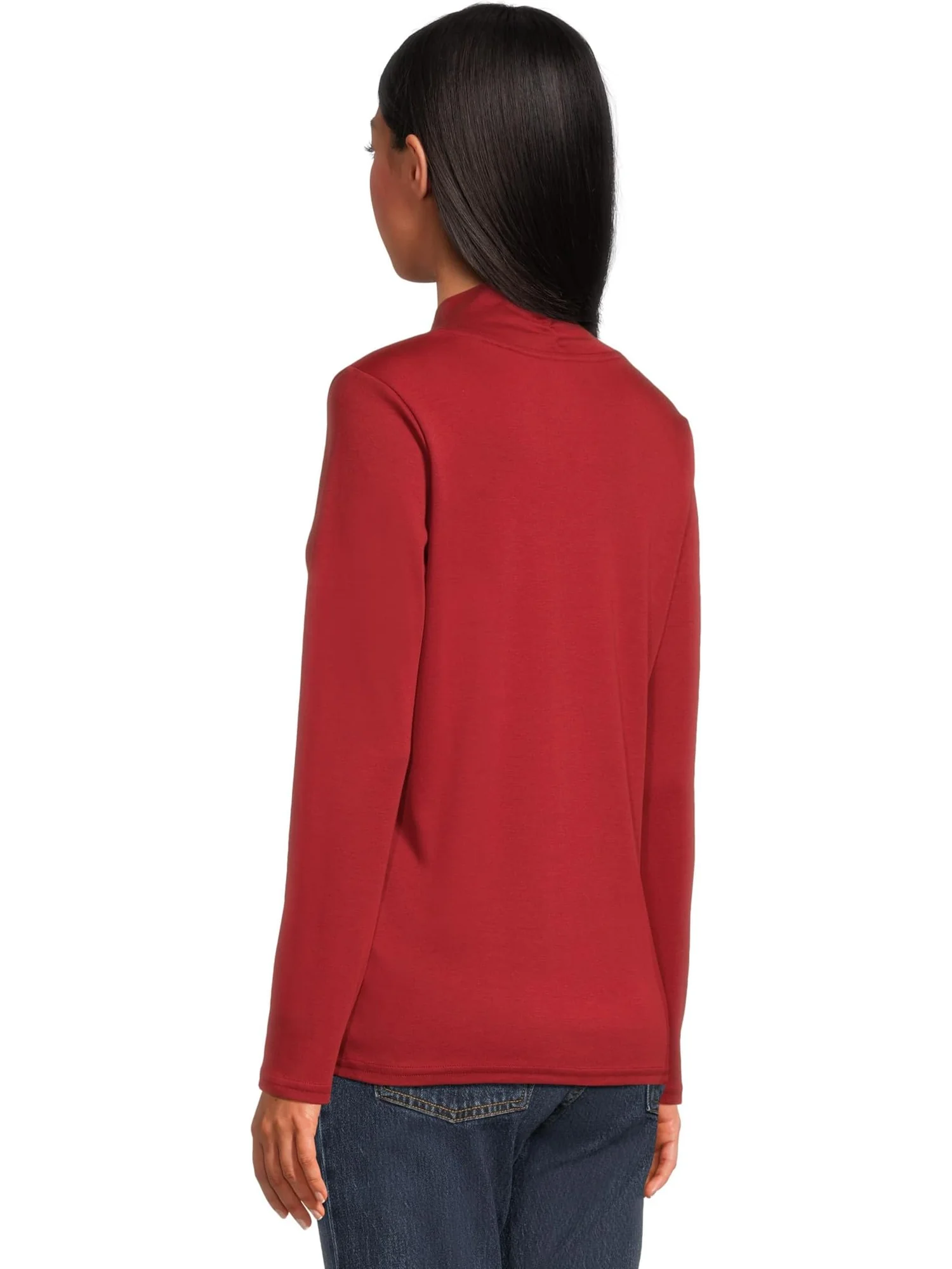 Футболка L.L.Bean Pima Shawl Long-Sleeve Cotton Tee — 3