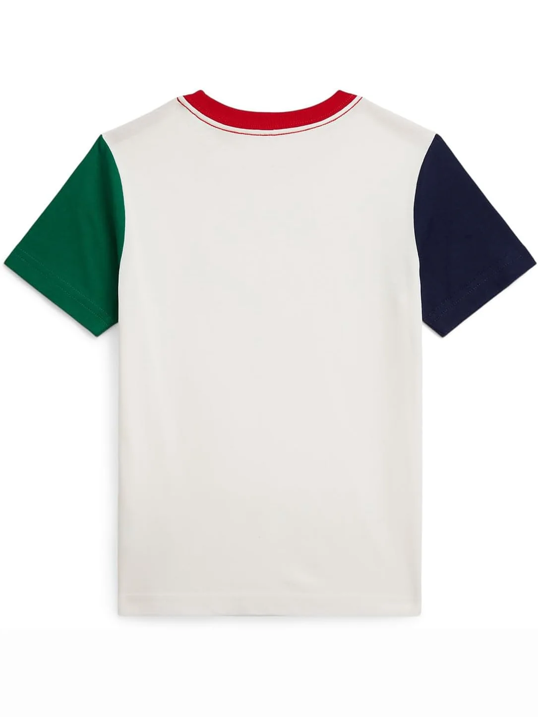 Футболка Polo Ralph Lauren Kids Logo Color-Blocked Cotton Tee — 2