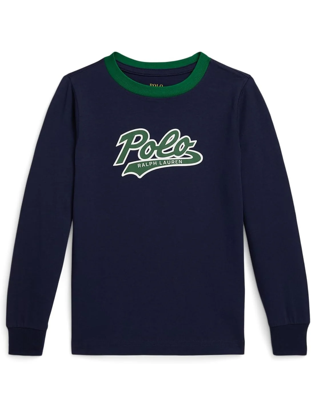 Футболка Polo Ralph Lauren Kids Logo Cotton Long-Sleeve Tee — 1