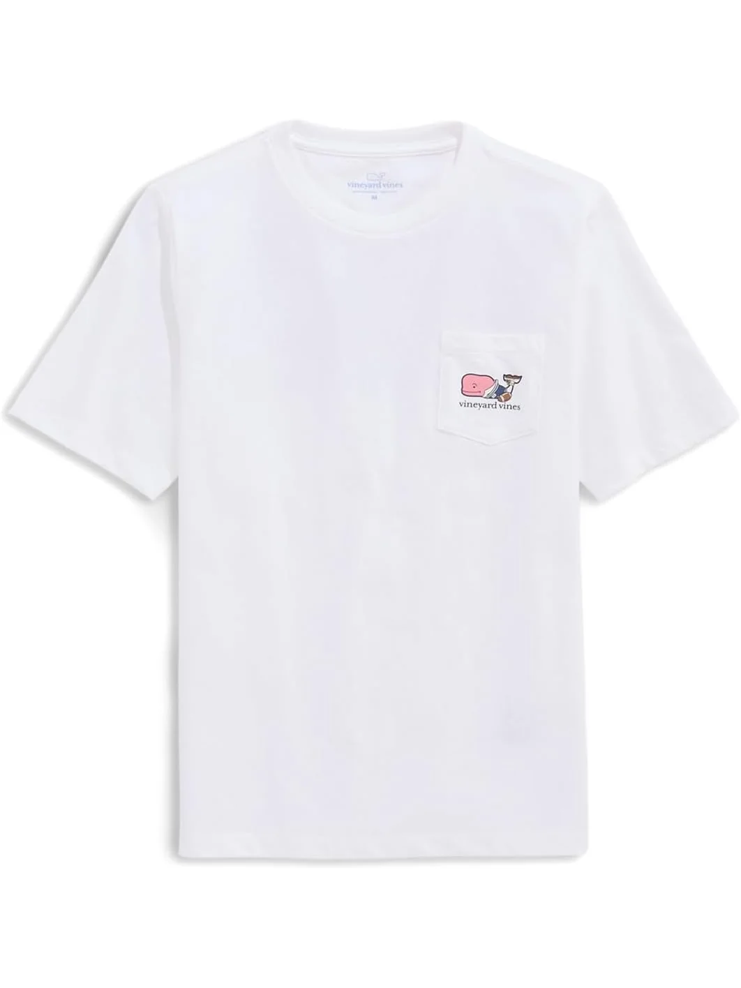 Футболка Vineyard Vines Kids Football Bts Short Sleeve Tee — белый