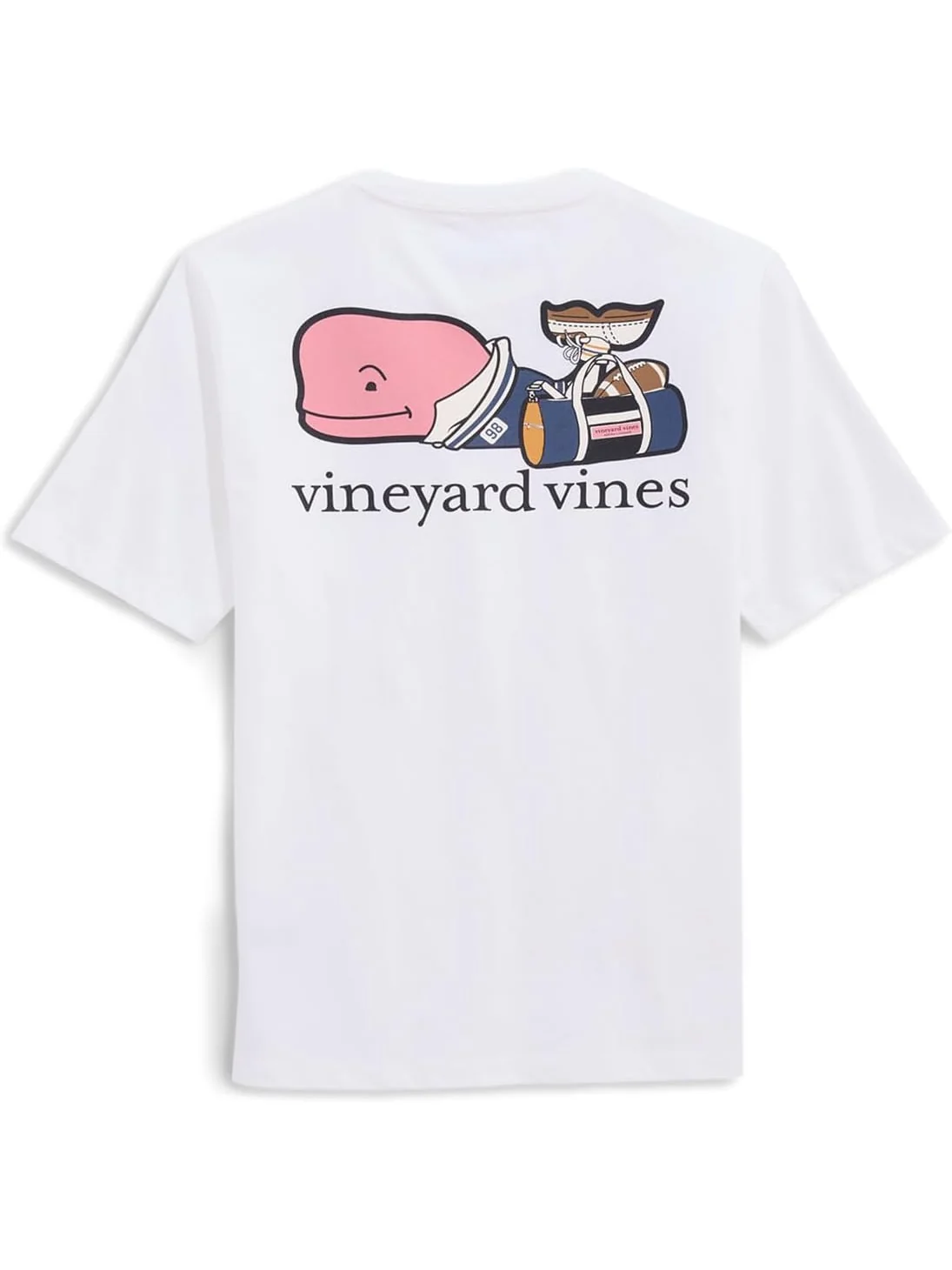 Футболка Vineyard Vines Kids Football Bts Short Sleeve Tee — 2