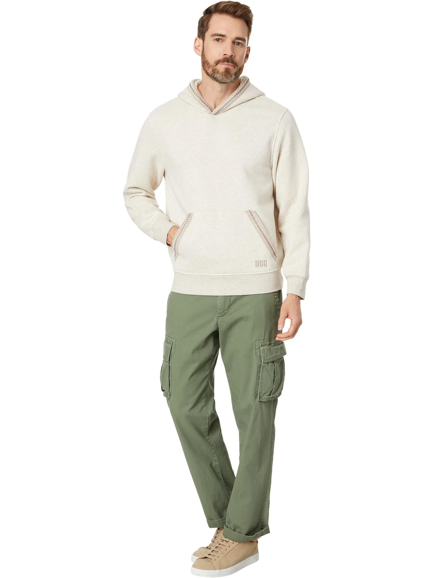 Худи UGG Tasman Hoodie, цвет Caribou Heather — 4