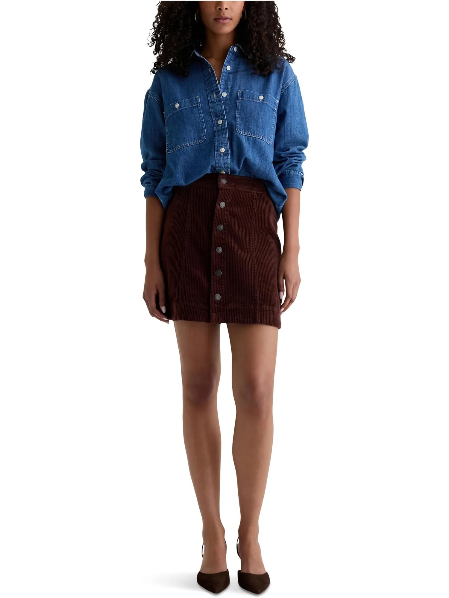Женская мини-юбка Evie A Line AG Jeans — 4