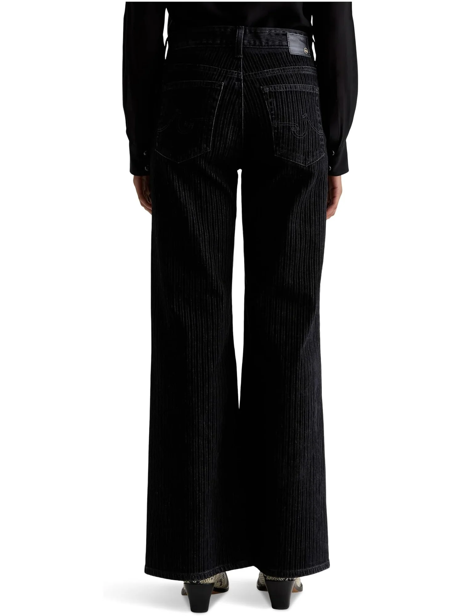 Джинсы AG Jeans Women's Saige Mid Rise Wide Leg, Dress It Up — 2